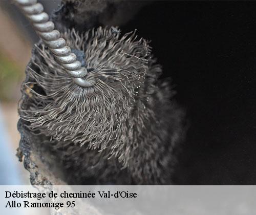 Débistrage de cheminée 95 Val-d'Oise  Allo Ramonage 95