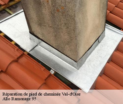 Réparation de pied de cheminée 95 Val-d'Oise  Allo Ramonage 95