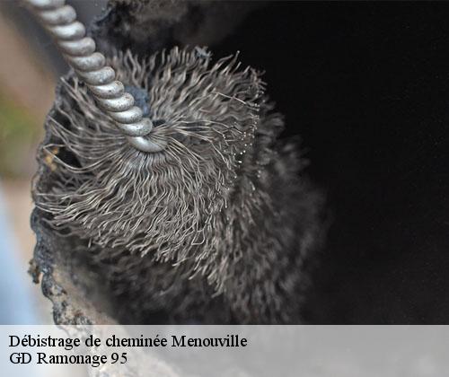 Débistrage de cheminée  menouville-95810 Allo Ramonage 95