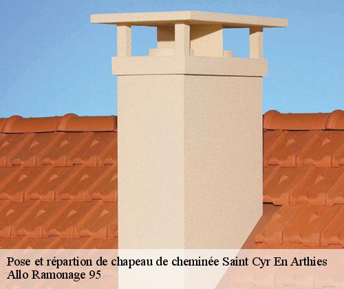 Pose et répartion de chapeau de cheminée  saint-cyr-en-arthies-95510 Allo Ramonage 95