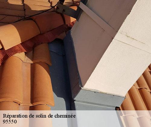 Réparation de solin de cheminée 95550